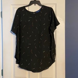 Black striped blouse